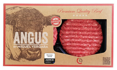 Burguer meat de angus Miguel Vergara pack 2 de 160g