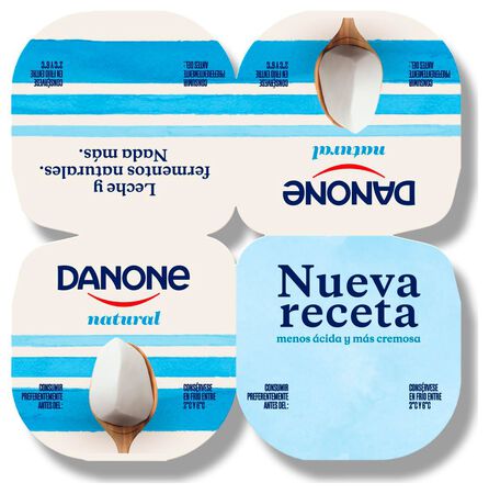 Yogur Danone pack 4 natural