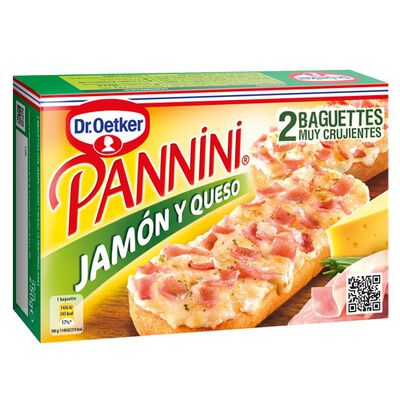 Pannini Dr.Oetker 250g jamón y queso
