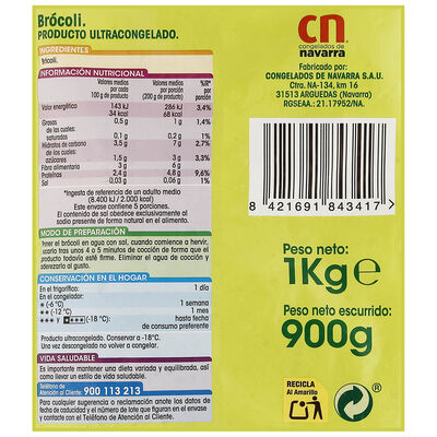 Brócoli Alipende 1kg