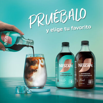Caf&eacute; l&iacute;quido espresso concentrate con sabor a vainilla Nescaf&eacute; 500ml