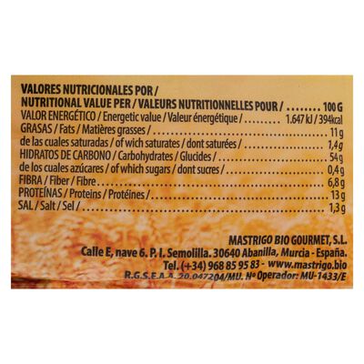 Rega&ntilde;as integrales bio Flor De Espelta 150g