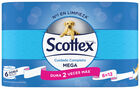 Papel higi&eacute;nico Scottex 6 rollos mega doble rollo
