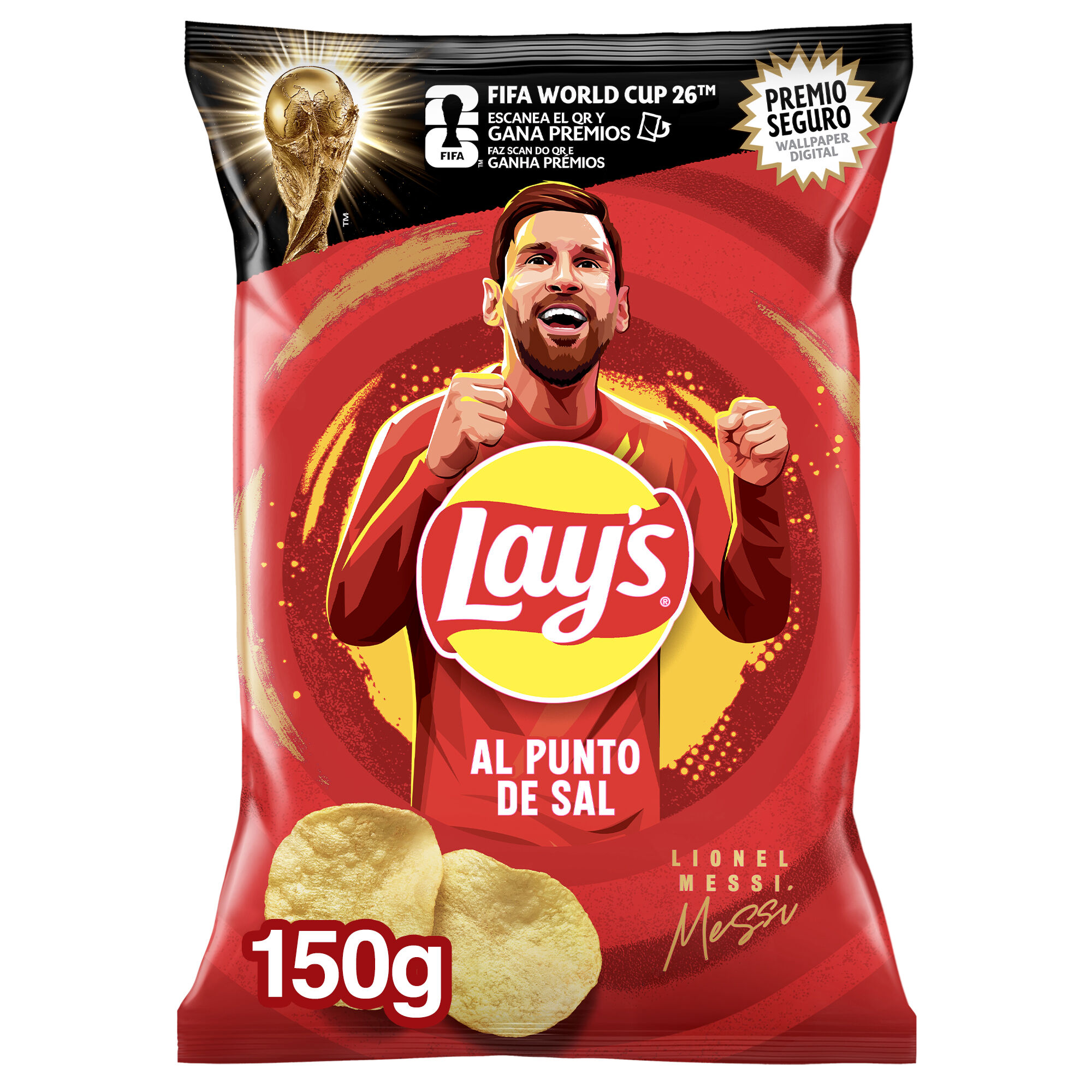 Patatas Fritas Al Punto de Sal Lay's 150g