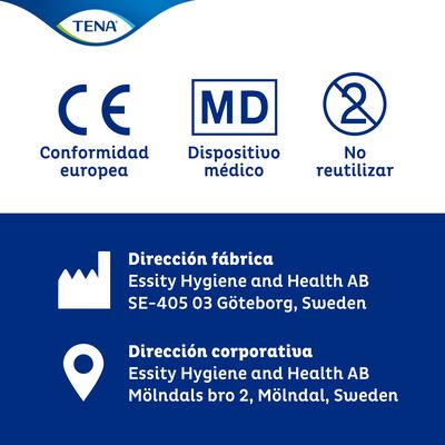 Compresas incontinencia men Tena 10 unidades medium