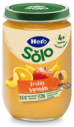 Tarro Hero Solo frutas variadas desde 4 meses 190g