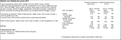 Batido Oreo 200ml toppings con 91% de leche