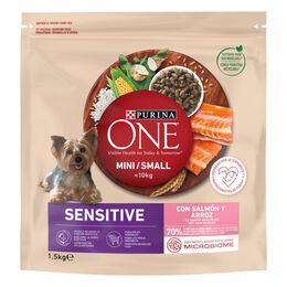 Pienso para perros mini One Purina sensitive 1,5kg