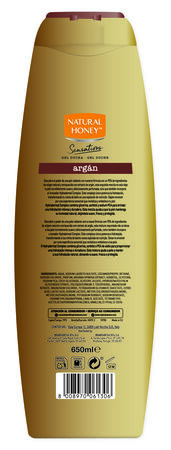 Gel ducha Natural Honey 650 ml Arg&aacute;n