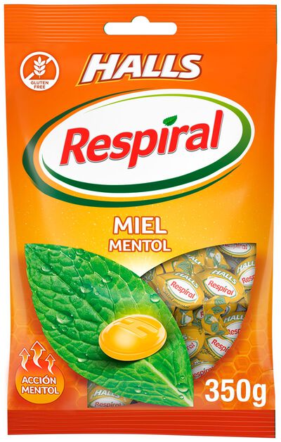 Caramelos Respiral 350g miel