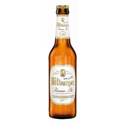 Cerveza rubia Bitburger 33cl