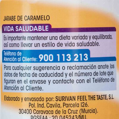 Sirope Alipende 300g caramelo