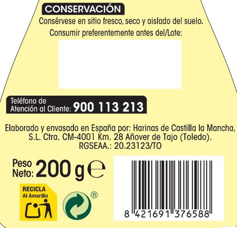 Preparado para crepes y tortitas Alipende 200g añadir y agitar