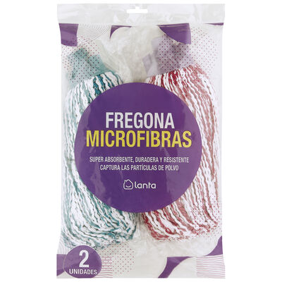Fregona de microfibra Lanta pack 2