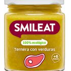 Alimento infantil ecol&oacute;gico de ternera con verduras Smileat 230 g