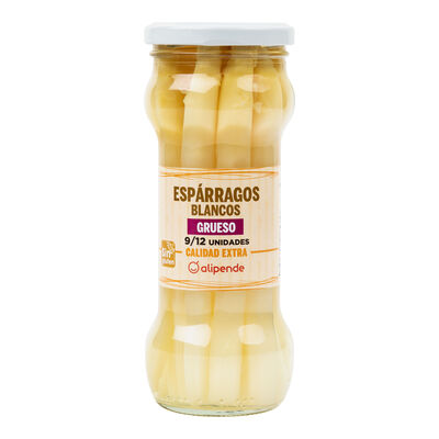 Esp&aacute;rragos blancos grueso Alipende 205g (9/12 piezas)