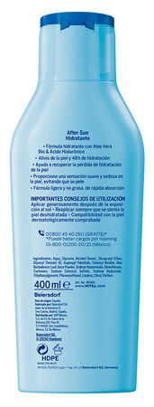 Aftersun Nivea 400 ml refrescante & calma la piel