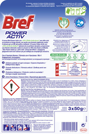 Desinfectante Bref WC Triplo Active Pine 3x50gr
