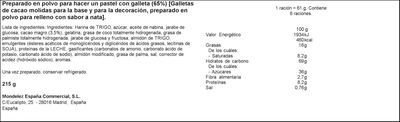 Preparado de tarta de Oreo Royal 215g