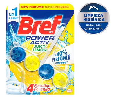 Limpiador Bref WC colgador power activ juicy lemon