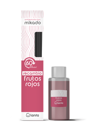 Ambientador tipo mikado Lanta 50ml recambio frutos rojos