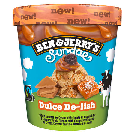 Helado tarrina Ben and Jerrys Dulce De-Lish 427ml