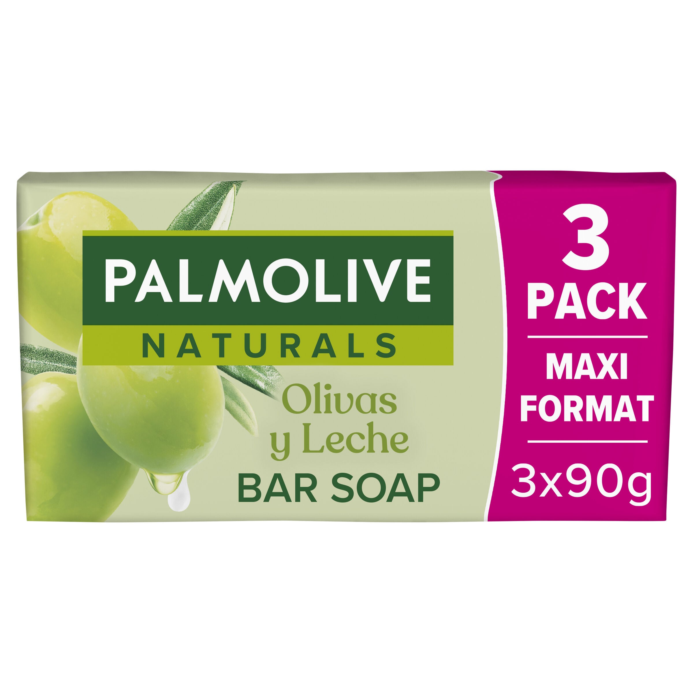 Jabón en pastilla Palmolive Moisture Care Olive con extractos de oliva 3x90g