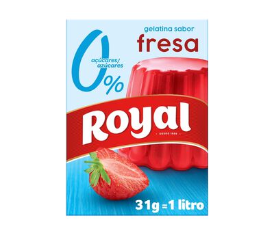 Gelatina light de fresa Royal 31g