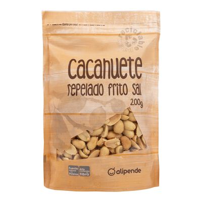 Cacahuete frito repelado con sal Alipende 200g