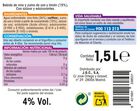 Tinto de verano Alipende 1,5l lim&oacute;n