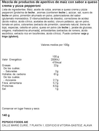Snack de maíz Doritos Collisions 140g