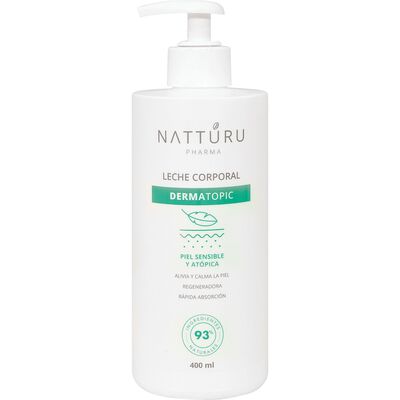 Leche corporal Natturi 400ml Piel sensible o at&oacute;pica
