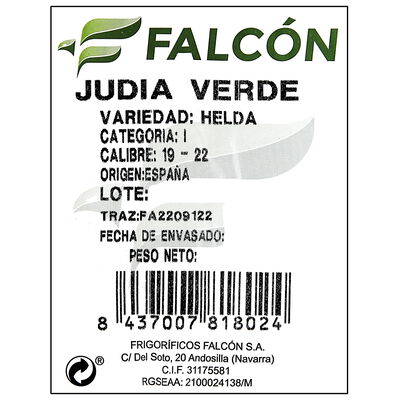 Judía verde 500g