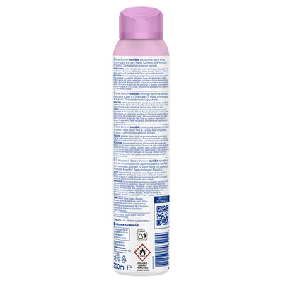 Desodorante spray Sanex Dermo Invisible 72h Antitranspirante 200ml