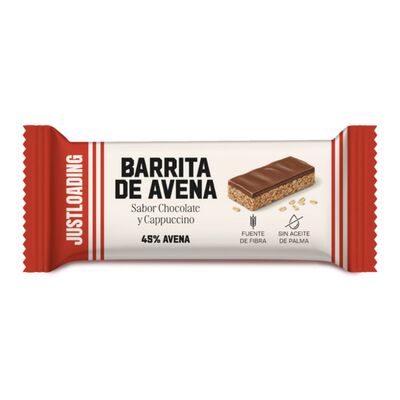 Barrita de avena sabor chocolate y cappuccino Just Loading 50g