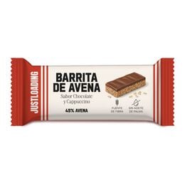 Barrita de avena sabor chocolate y cappuccino Just Loading 50g