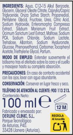 B&aacute;lsamo after shave Bodyplus 100 ml Sensitive