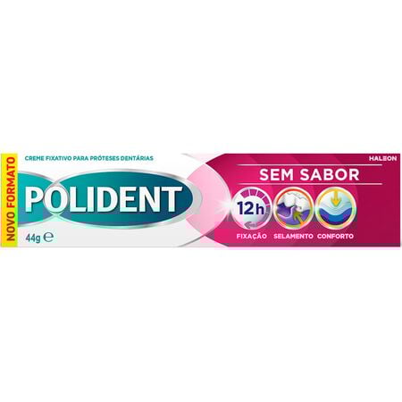 Crema fijadora para Prótesis Dentales Polident 44G Fijación Fuerte Sin Sabor