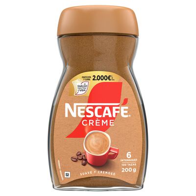 Caf&eacute; soluble Nescaf&eacute; Cr&egrave;me 200g