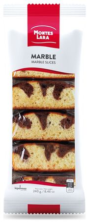 Bizcocho de marble Inpanasa 240g con chocolate