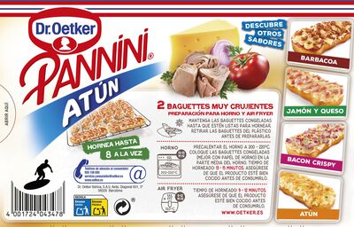 Pannini Dr Oetker 250g at&uacute;n