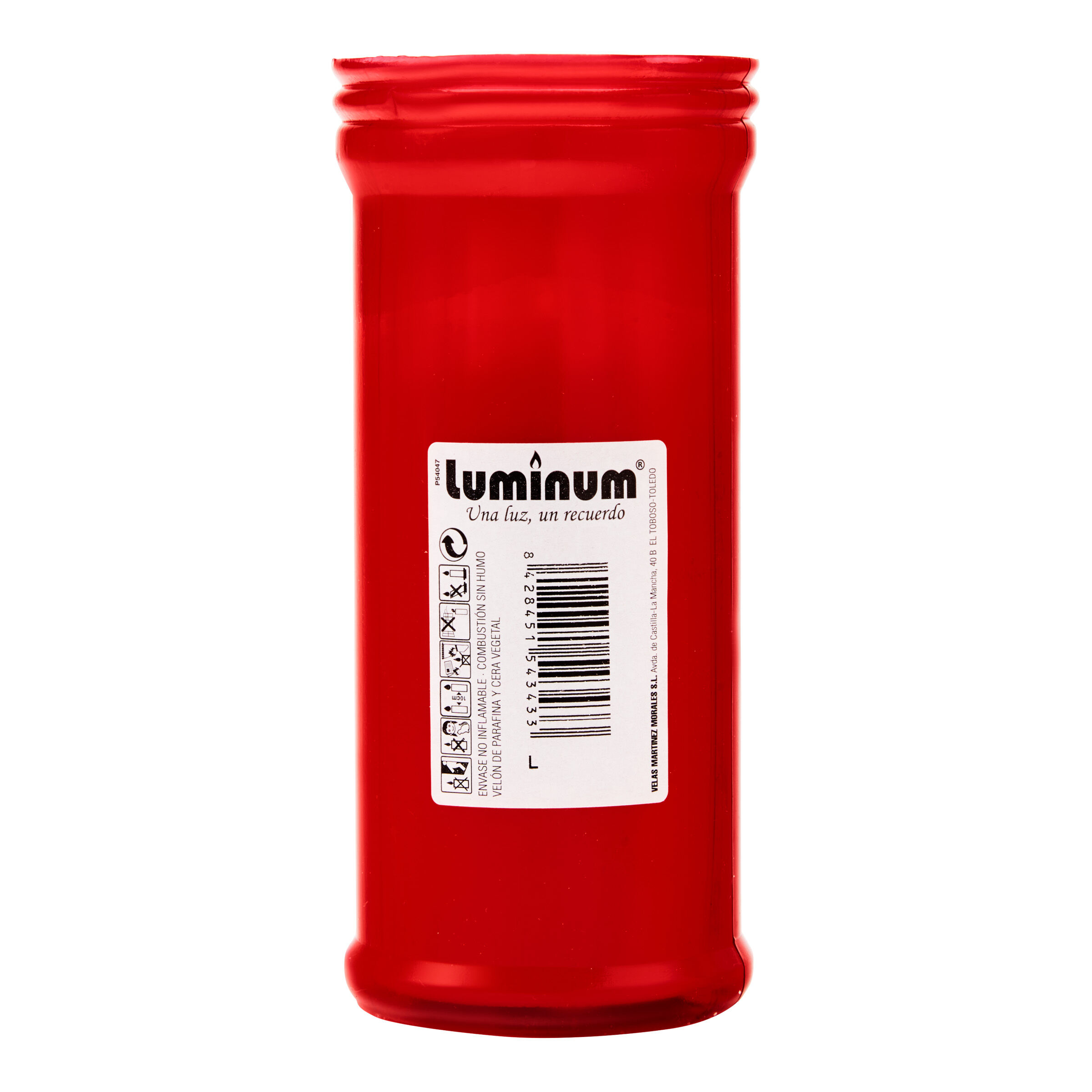 Velón ofrenda Luminum rojo