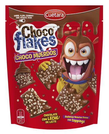Galletas choco flakes Choco Muerdos Cuétara 87g