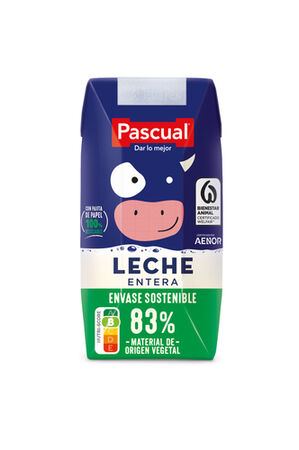 Leche Pascual 200ml pack 6 entera
