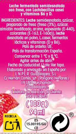 L Casei Alipende pack 12 fresa