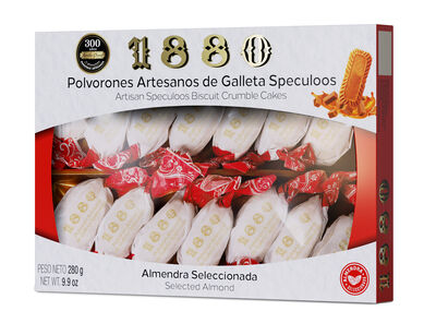 Polvorón artesano de galleta y almendra 1880 280g