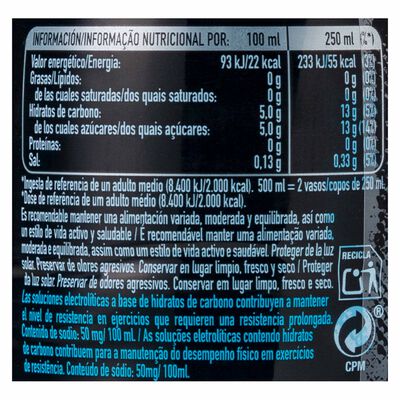 Bebida isotónica Powerade botella 50cl ice storm