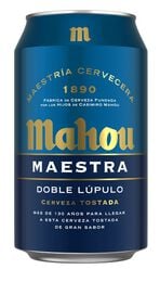 Cerveza tostada Mahou Maestra lata 33cl