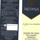 Jamón cebo campo ibérico 50% raza ibérica pieza 8k aprox