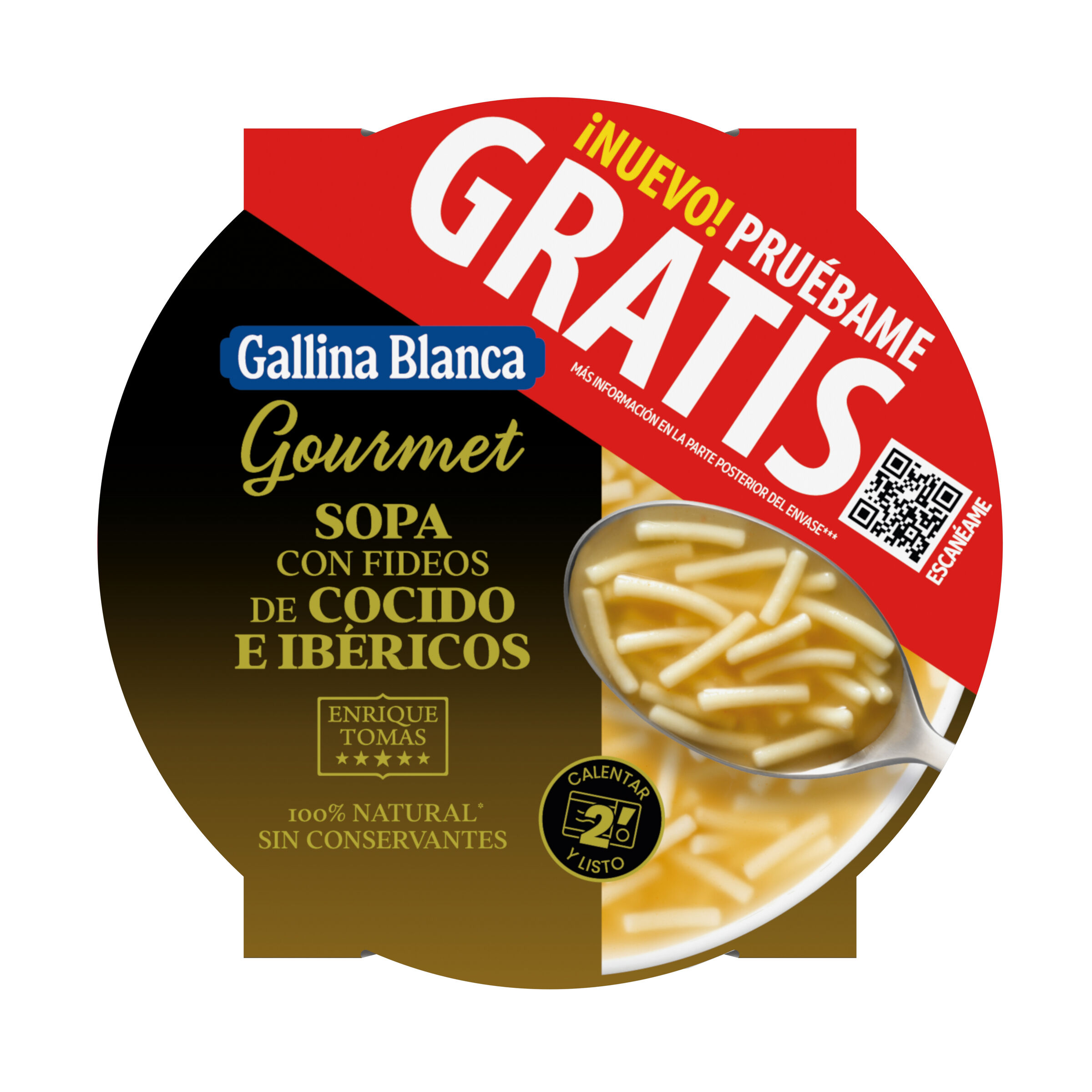 Sopa gallina blanca gourmet cocido con fideos Gallina Blanca 300g